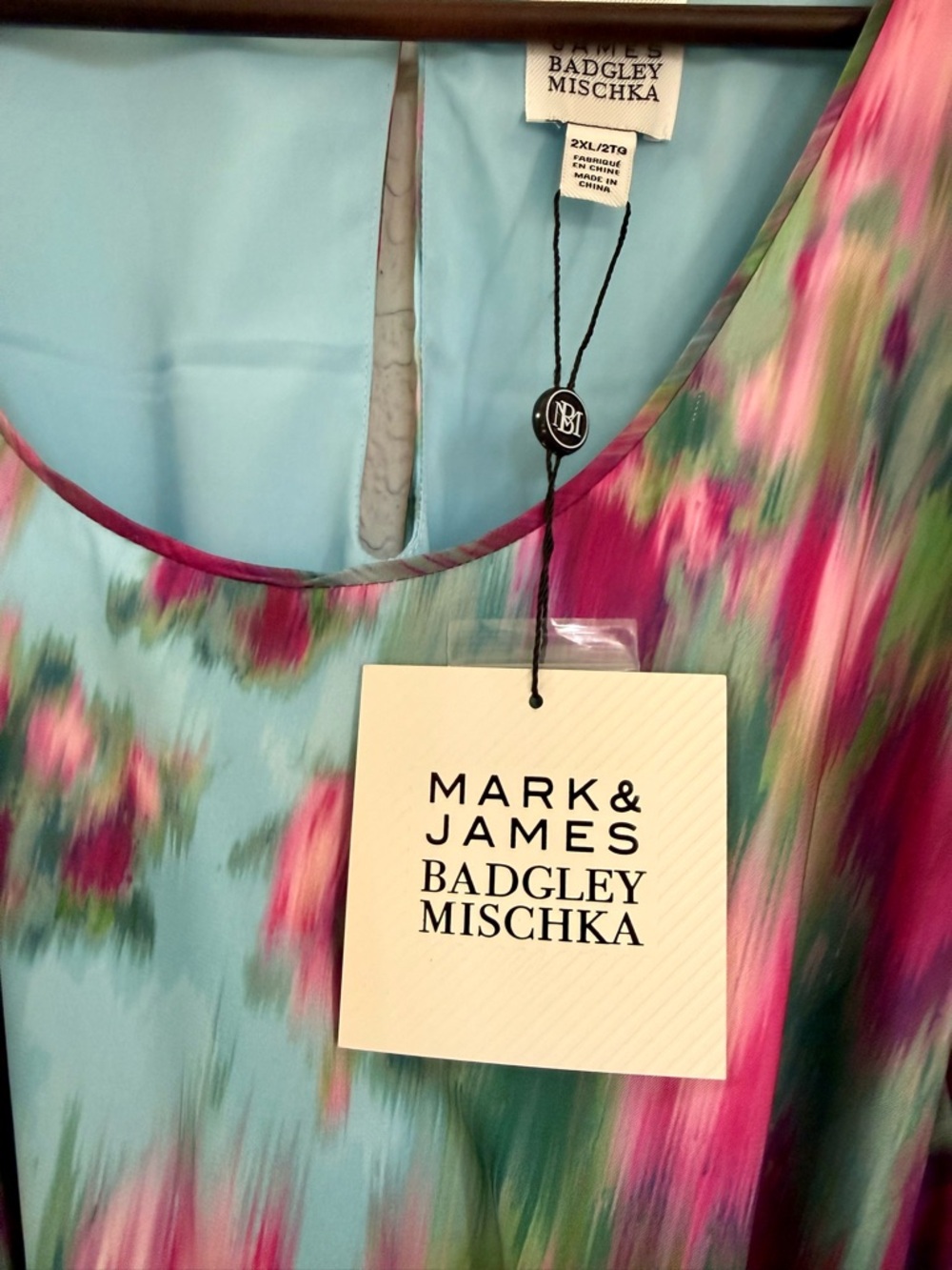 Badgley Mischka Macie Belted Midi Dress |  Cottagecore | NWT - Picture 3 of 14